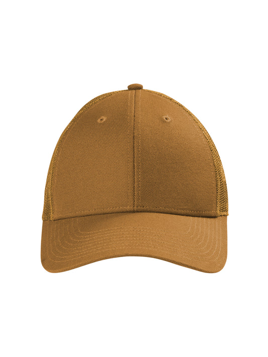 Unisex Canvas Mesh Back Cap - CS811 - Duck Brown