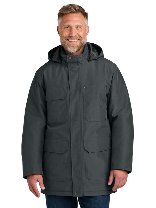 Men's Elements Insulated Parka Jacket - CSJ10 - Iron Grey