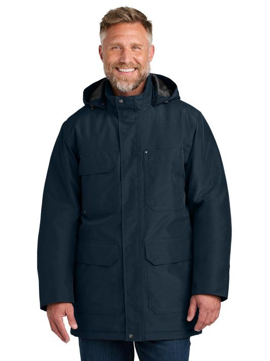 Men's Elements Insulated Parka Jacket - CSJ10 - Navy
