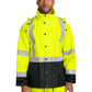 ANSI 107 Class 3 Rain Jacket - CSJ504 - Safety Yellow/Black