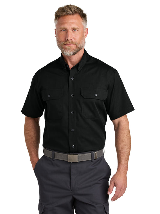 Men's Short Sleeve Select Ripstop T-Shirt - CSW175 - Black