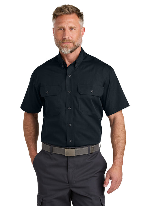 Men's Short Sleeve Select Ripstop T-Shirt - CSW175 - Navy Blue
