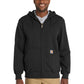 Men's 2-Pocket Zip-Front Hooded Sweatshirt - CT100614 - Black