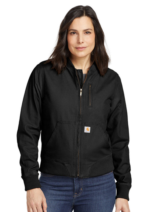 Women's 4-Pocket Rugged Flex Jacket - CT102524 - Black