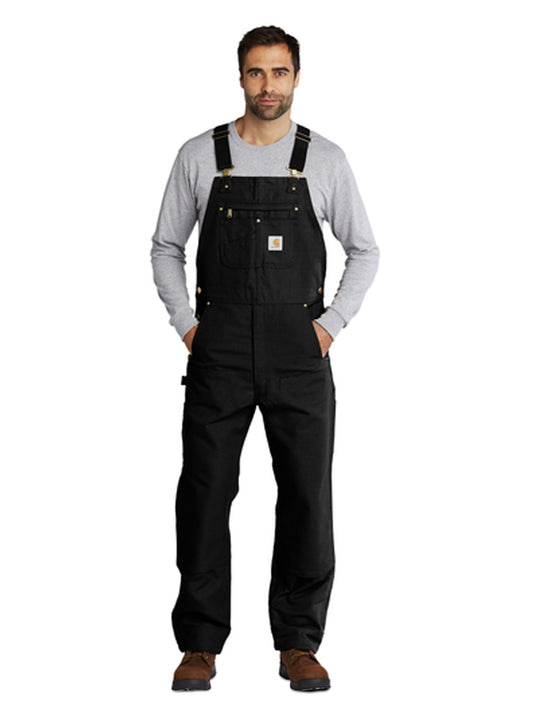 Men's 10-Pocket Bib Overalls - CT102776 - Black