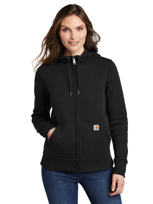 Women's Full-Zip Hoodie - CT102788 - Black