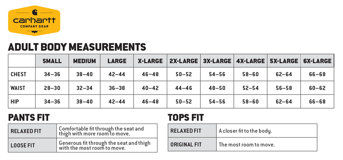 SIZECHART