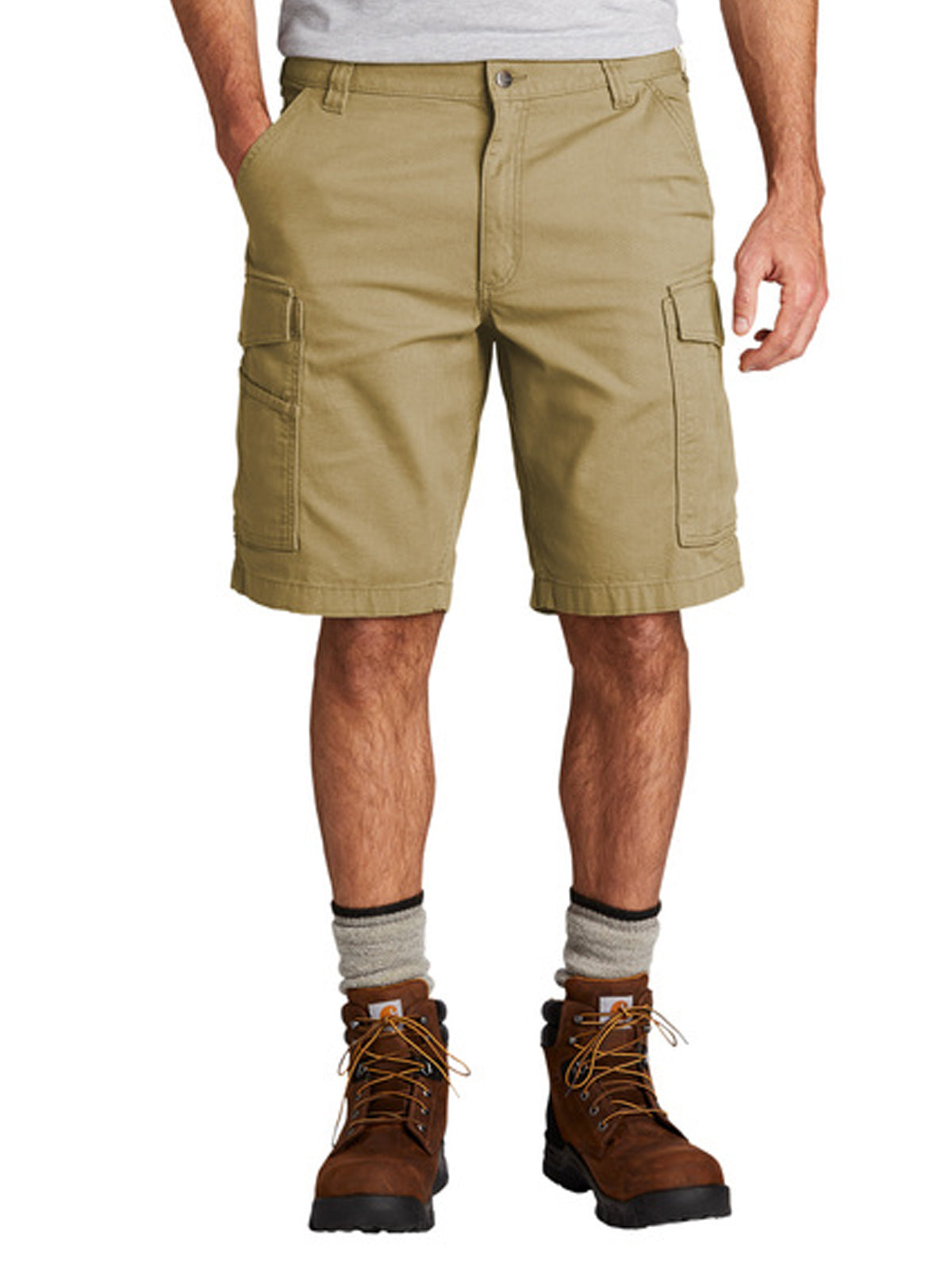 Men's 6-Pocket Rugged Flex Cargo Short - CT103542 - Dark Khaki