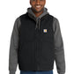 Men's Sherpa-Lined Five-Pocket Mock Neck Vest - CT104277 - Black