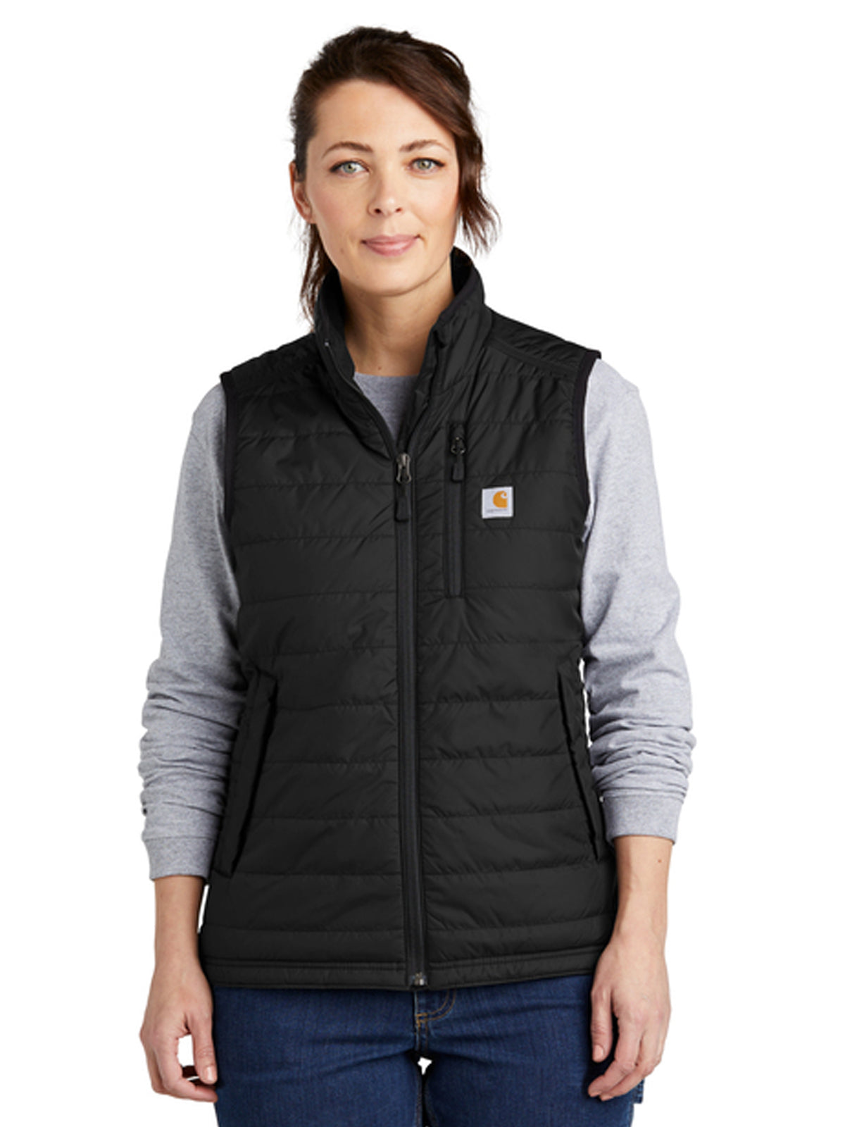 Women's 5-Pocket Gilliam Vest - CT104315 - Black