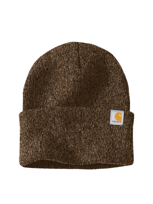 Unisex Watch Cap - CT104597 - Dark Brown/ Sandstone