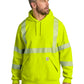 Men's ANSI 107 Class 3 Hooded Sweatshirt - CT104987 - Brite Lime