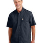 Men's Two-Pocket Solid Short Sleeve Shirt - CT105292 - Navy