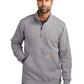 Men's 1-Pocket 1/4-Zip Mock Neck Sweatshirt - CT105294 - Heather Grey