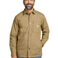 Men's 4-Pocket Fleece Lined Shirt Jacket - CT105532 - Dark Khaki