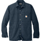 Men's 4-Pocket Fleece Lined Shirt Jacket - CT105532 - Navy