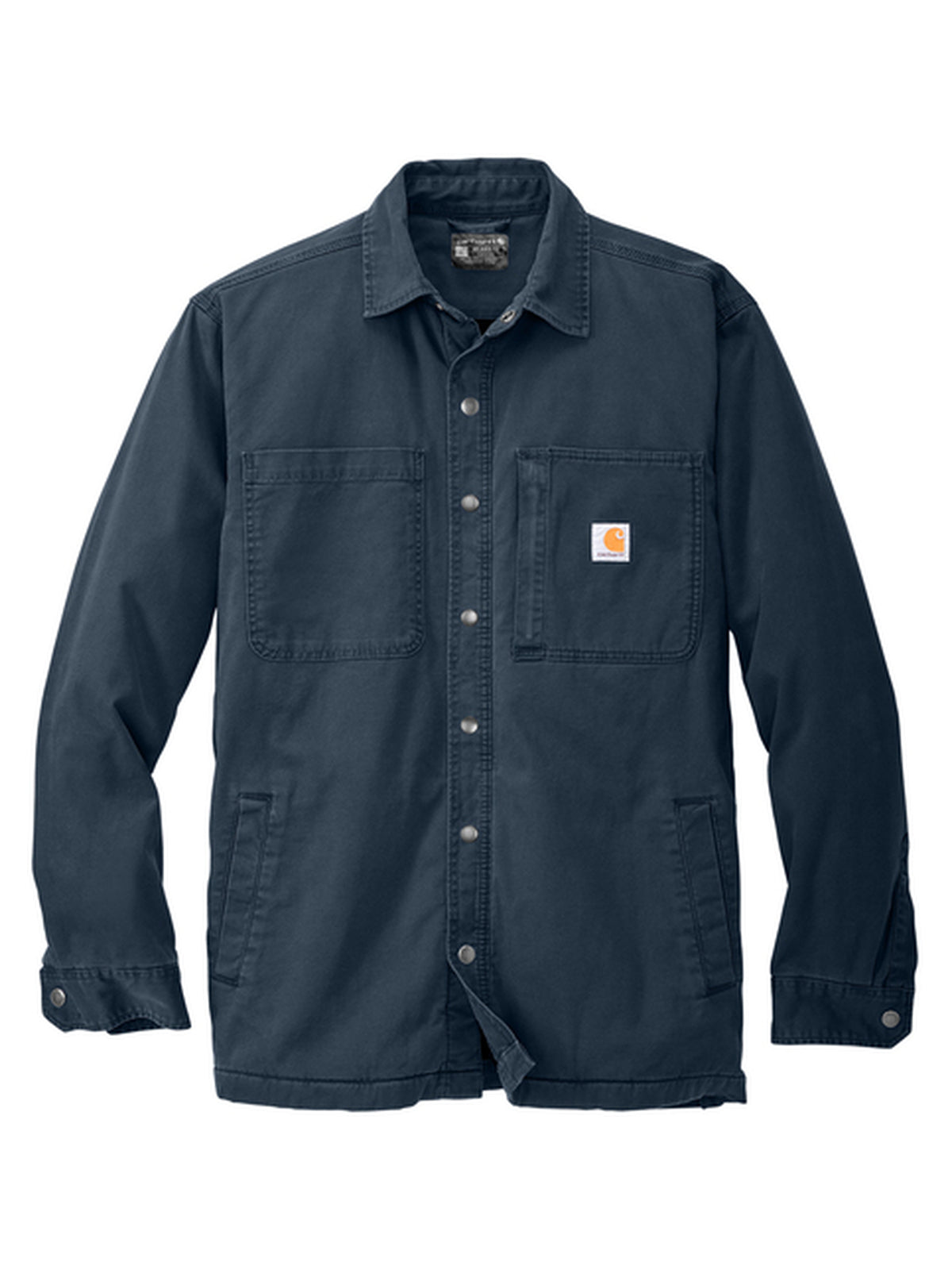 Men's 4-Pocket Fleece Lined Shirt Jacket - CT105532 - Navy