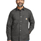 Men's 4-Pocket Fleece Lined Shirt Jacket - CT105532 - Shadow Grey