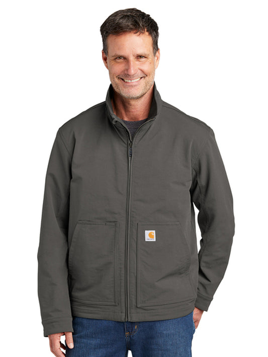 Men's 4-Pocket Soft Shell Jacket - CT105534 - Gravel