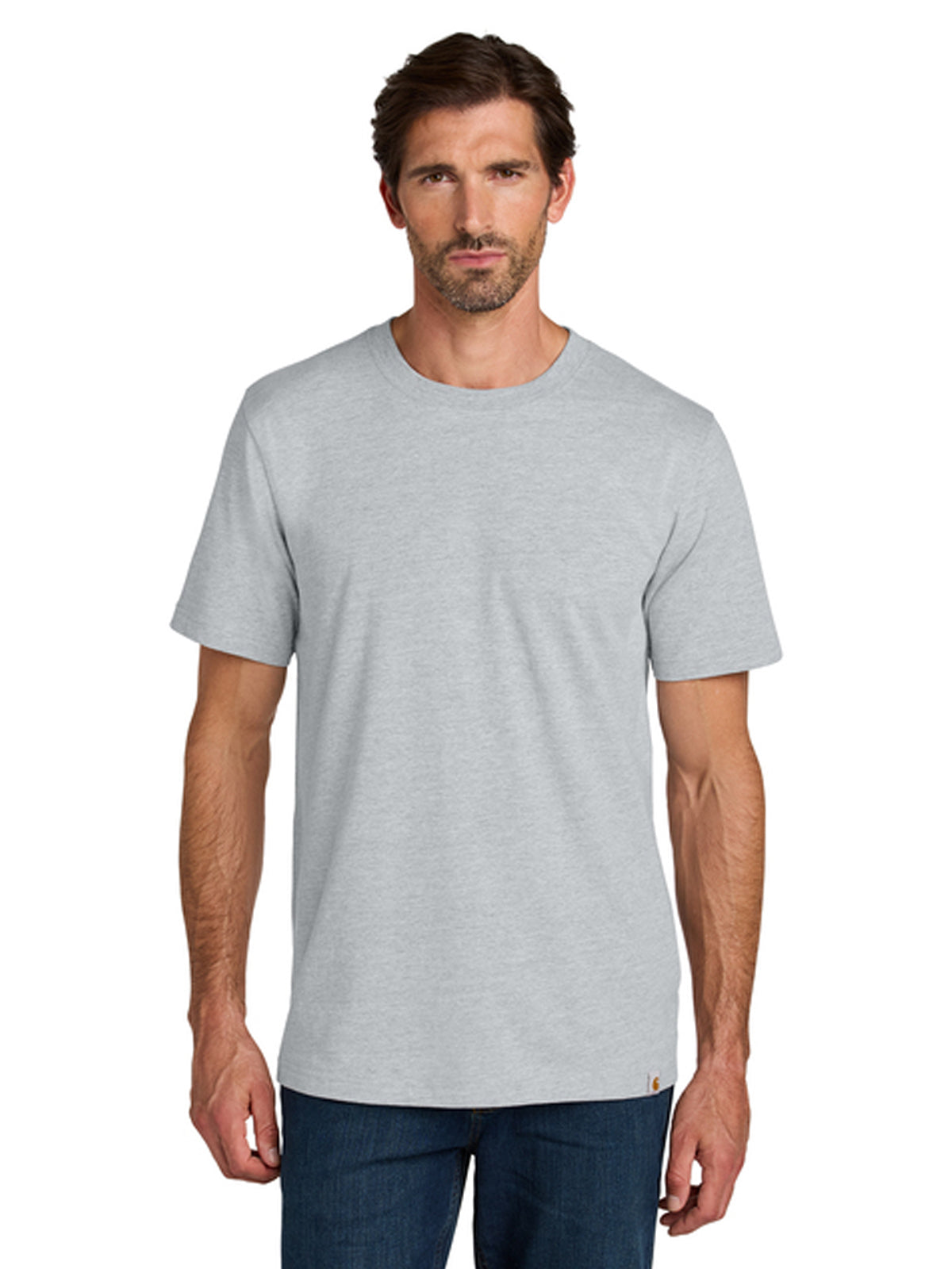 Men's Short Sleeve T-Shirt - CT106020 - Heather Grey