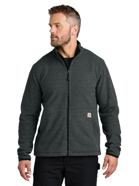 Men's 2-Pocket Full-Zip Fleece Jacket - CT106416 - Carbon Heather