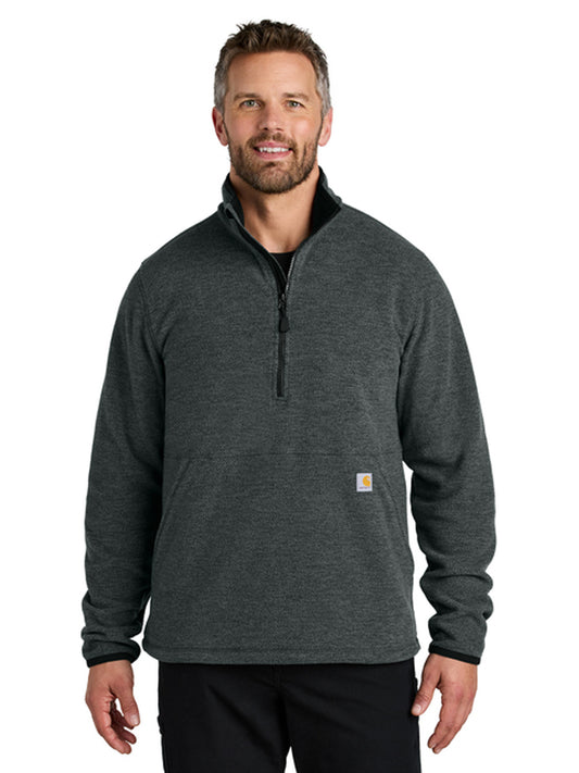 Men's 2-Pocket Half-Zip Fleece Sweatshirt - CT106417 - Carbon Heather