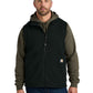 Men's 2-Pocket Textured Fleece Vest - CT106418 - Black