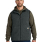 Men's 2-Pocket Textured Fleece Vest - CT106418 - Carbon Heather