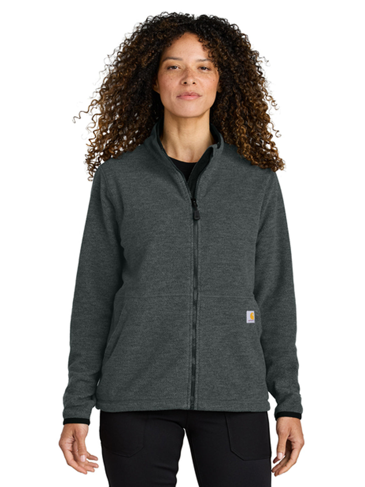 Women's 2-Pocket Full-Zip Jacket - CT106419 - Carbon Heather