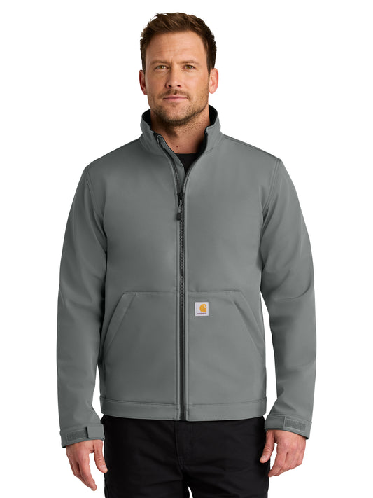 Men's 3-Pocket Rain Defender Soft Shell Jacket - CT106438 - Steel