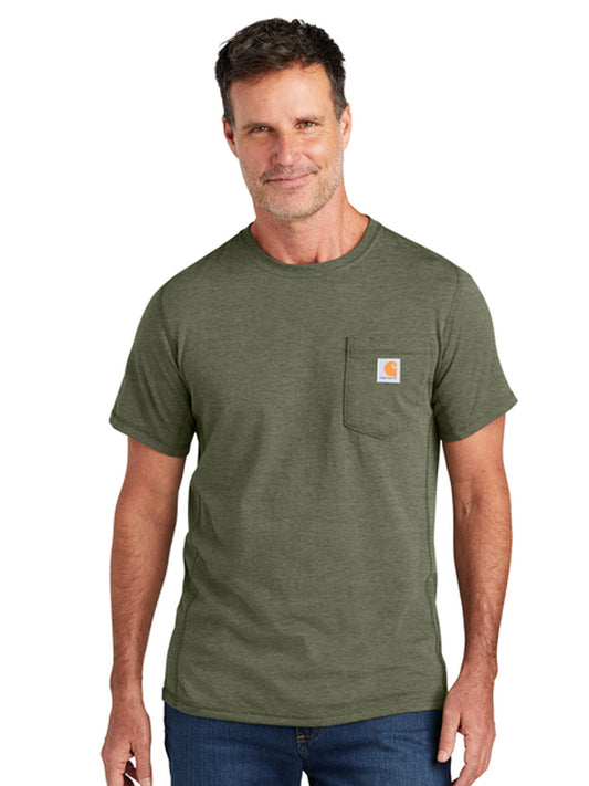 Men's 1-Pocket Short Sleeve T-Shirt - CT106652 - Basil Heather