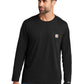 Men's 1-Pocket Long Sleeve T-Shirt - CT106656 - Black