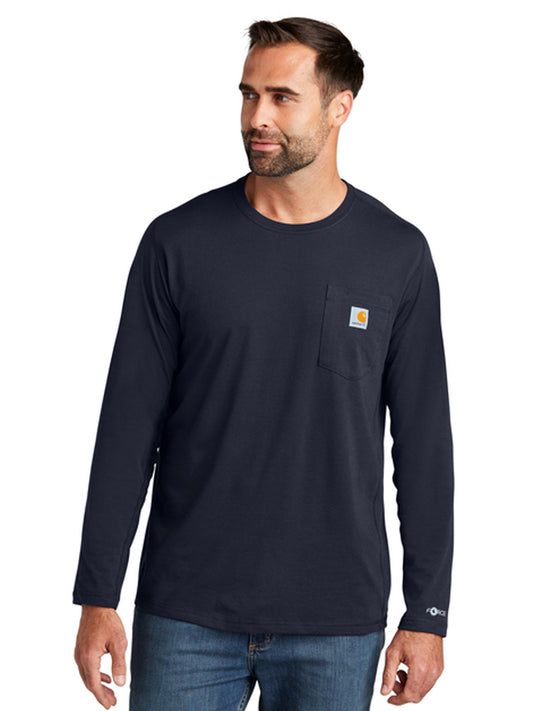 Men's 1-Pocket Long Sleeve T-Shirt - CT106656 - Navy