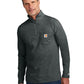 Men's 1-Pocket 1/4-Zip Long Sleeve T-Shirt - CT106660 - Carbon Heather