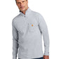 Men's 1-Pocket 1/4-Zip Long Sleeve T-Shirt - CT106660 - Heather Grey