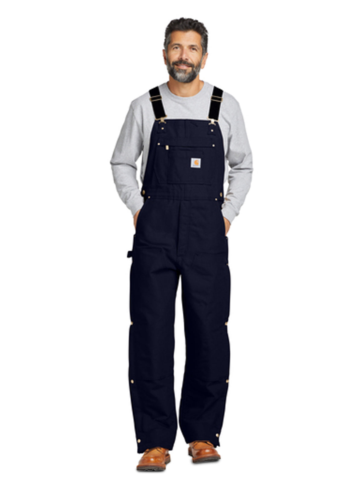 Men's 6-Pocket Insulated Overalls - CT106672 - Dark Navy