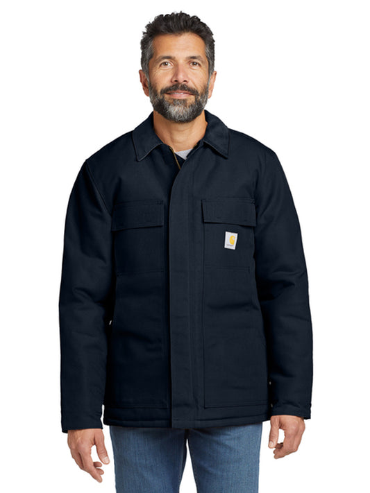 Men's Duck Six-Pocket Traditional Coat - CT106674 - Dark Navy
