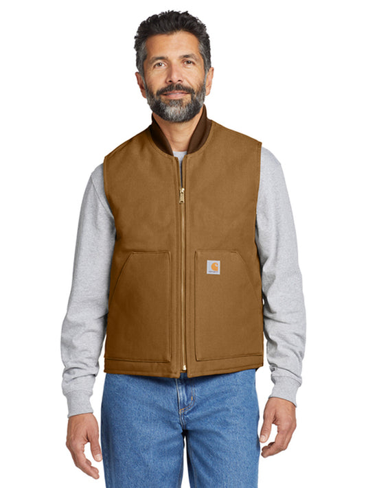 Men's 3-Pocket Duck Vest - CT106676 - Carhartt Brown