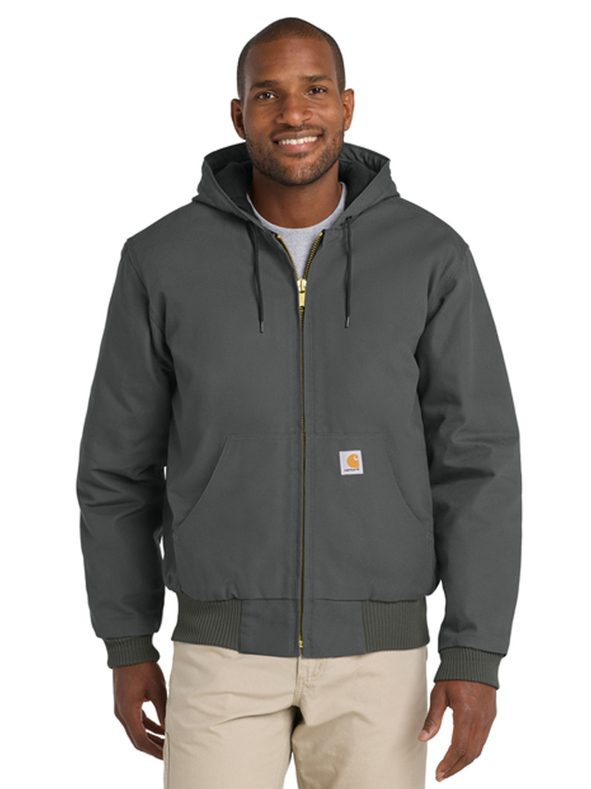 Men's 4-Pocket Quilted-Flannel-Line Jacket - CT106677 - Gravel