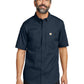 Men's 3-Pocket Button Front Short Sleeve Shirt - CT106688 - Navy