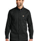 Men's 3-Pocket Button Front Long Sleeve Shirt - CT106689 - Black