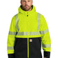 Men's 4-Pocket Class 3 Reflective Jacket - CT106693 - Brite Lime