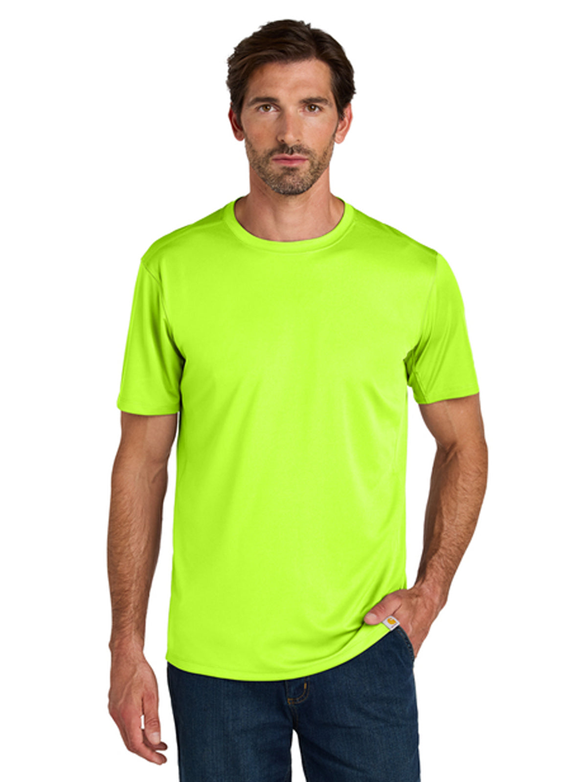 Men's Pocketless Short Sleeve T-Shirt - CT106868 - Brite Lime