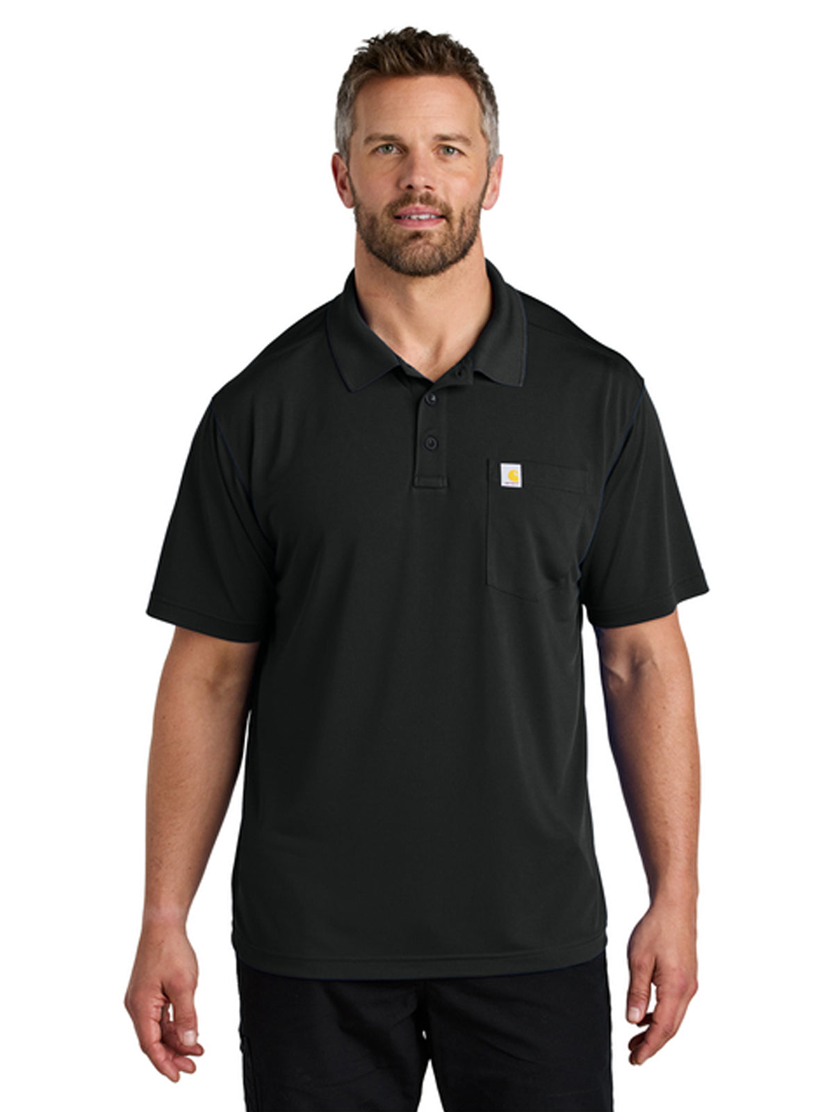 Men's 1-Pocket Snag-Resistant Polo - CT106880 - Black