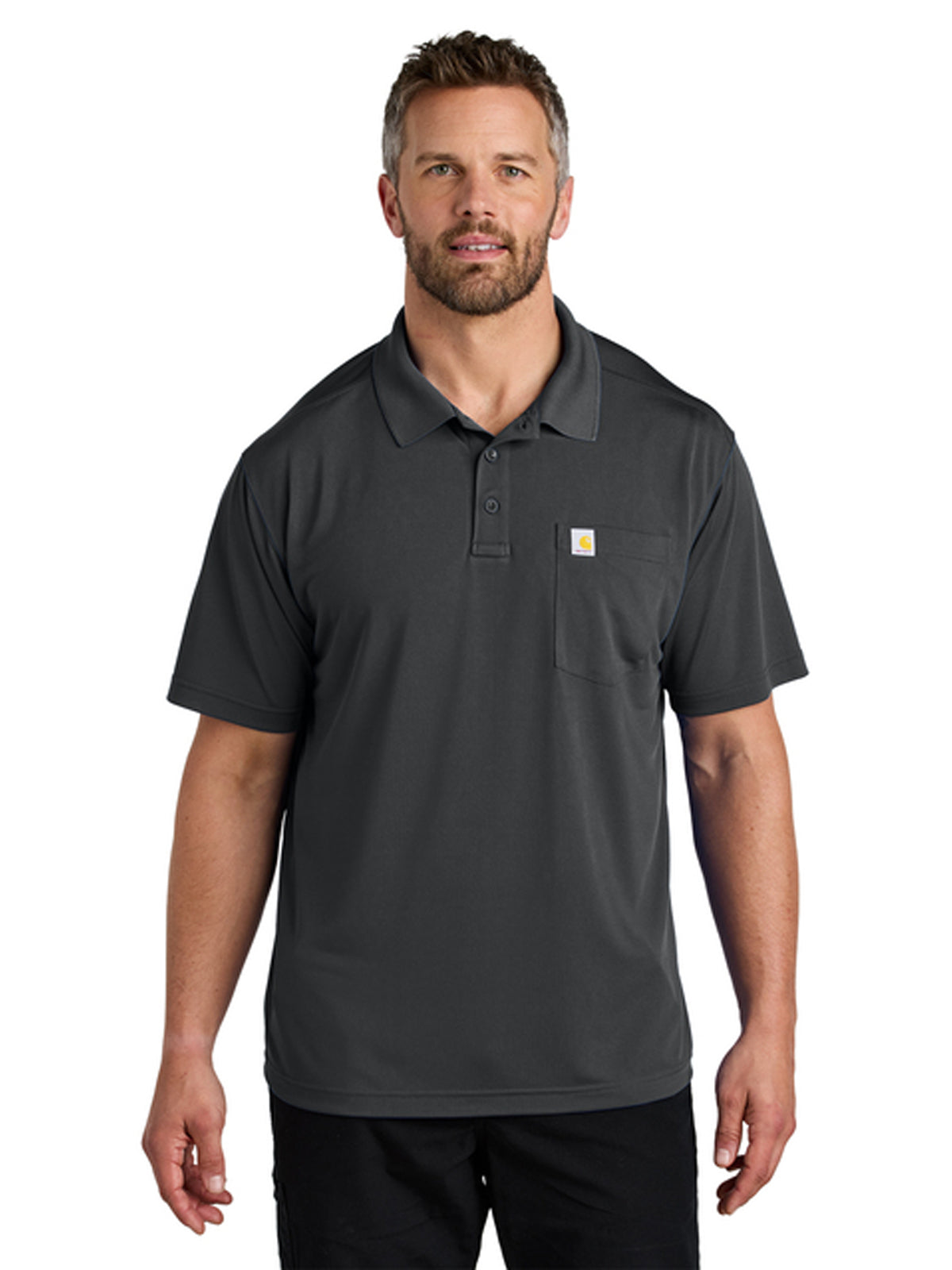 Men's 1-Pocket Snag-Resistant Polo - CT106880 - Shadow Grey