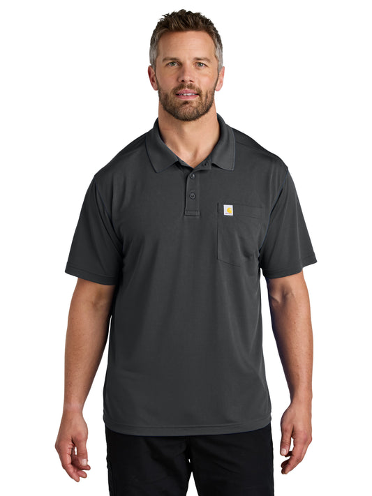 Men's 1-Pocket Snag-Resistant Polo - CT106880 - Shadow Grey