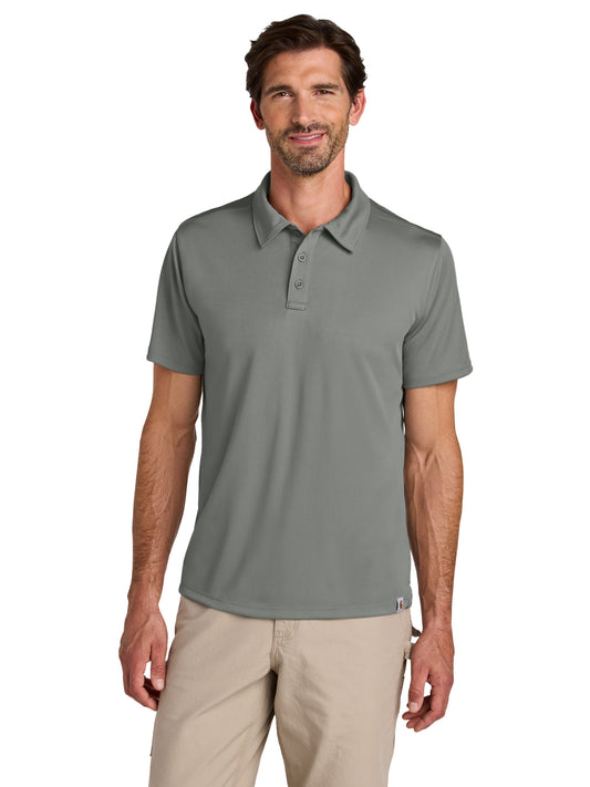 Men's Pocketless Sun Defender Polo - CT106899 - Asphalt Grey