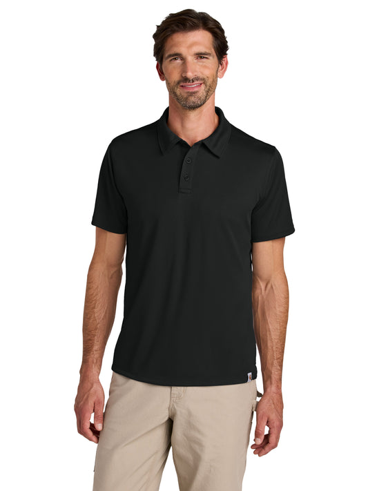 Men's Pocketless Sun Defender Polo - CT106899 - Black
