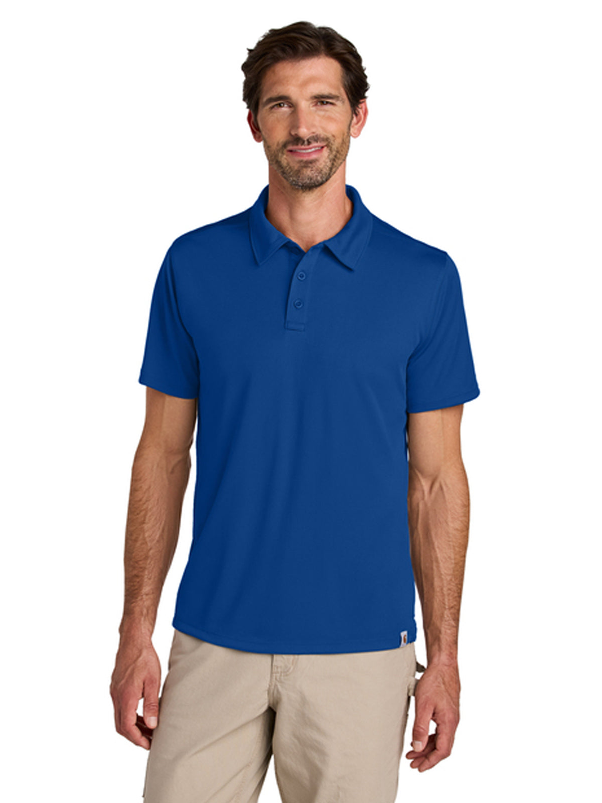 Men's Pocketless Sun Defender Polo - CT106899 - Royal Glass Blue