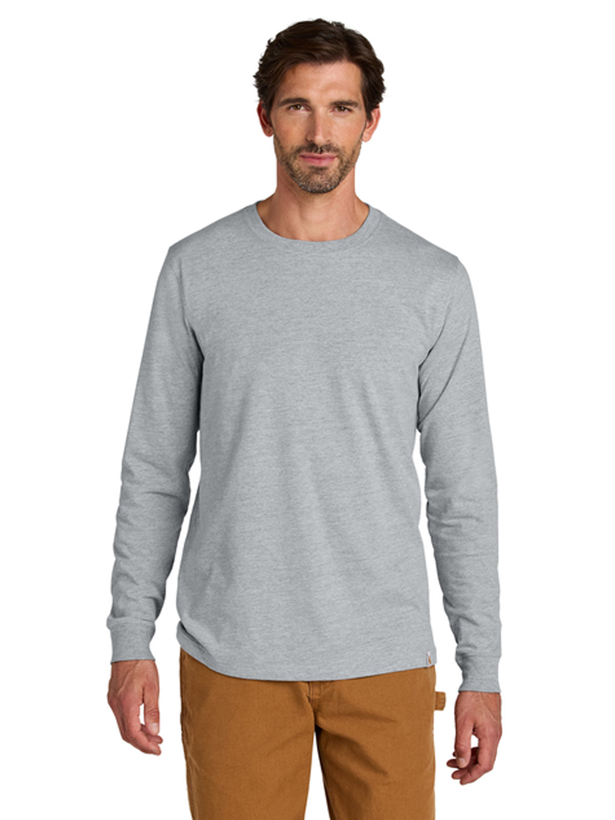 Men's Long Sleeve Shirt - CT106921 - Heather Grey